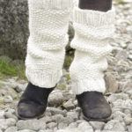 Be a Lamb Leg Warmers by DROPS Design