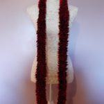 Joy Prism Glittery Red and Black Boa \ Scarf