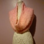 Touch Fluffy Pink Snood