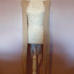 Noodle Nude and White Shawl