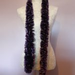 Joy Rainbow Purple and Black Scarf