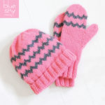 Zig Zag Hat & Mittens by Blue Sky Designer Susan B. Anderson