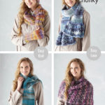 Hat, Cowl, Wrist Warmers, Wrap and Scarves by King Cole (5640)