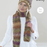 Hat and Scarf by King Cole (5455)