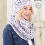 Lace Hat and Cowl by King Cole (5577)