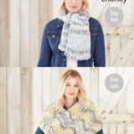 Rib Hat, Scarf and Wrap by King Cole (5577)