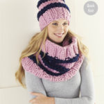 Striped Hat and Cowl by King Cole (5533)