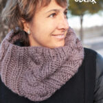 Cowl with Ribs and Cables by Adriafil