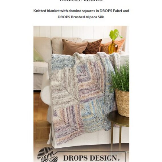 Endless Autumn Blanket by DROPS Design