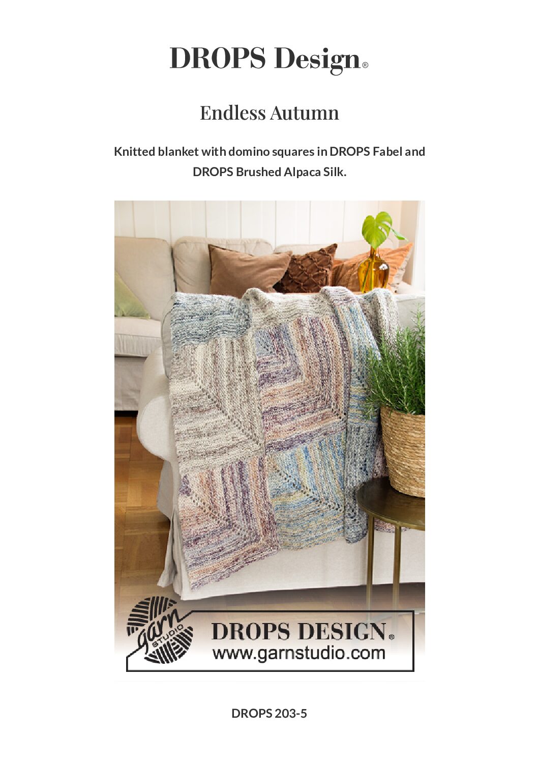 Endless Autumn Blanket by DROPS Design - Image 2