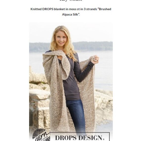 Key Coast Blanket by DROPS Design