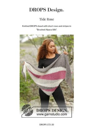 Tide Rose Shawl by DROPS Design