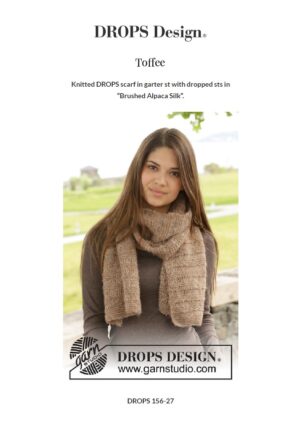 Toffee Scarf by DROPS Design