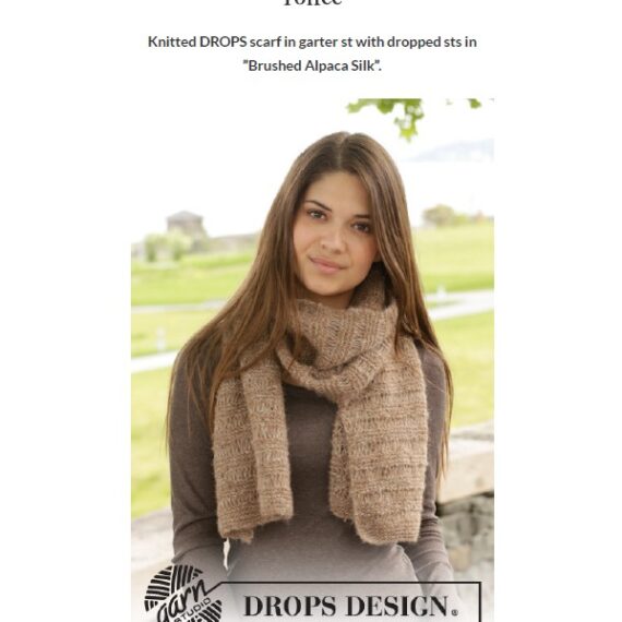 Toffee Scarf by DROPS Design