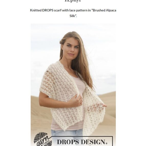 Zephyr Shawl by DROPS Design