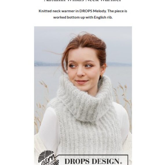 Autumn Winds Neck Warmer by DROPS Design