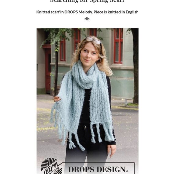 Searching for Spring Scarf by DROPS Design