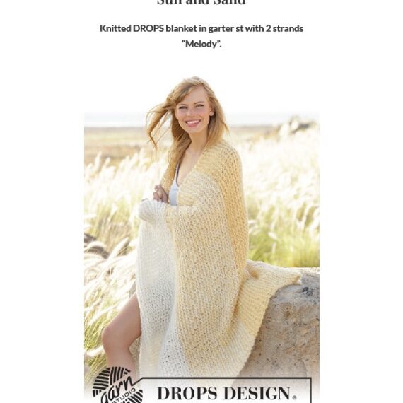 Sun and Sand Blanket by DROPS Design