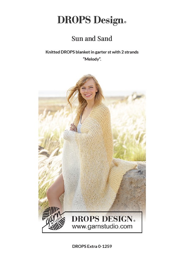Sun and Sand Blanket by DROPS Design