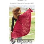 Autumn Fire Shawl by DROPS Design