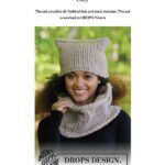 Caty Hat and Neck Warmer by DROPS Design