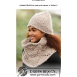 Cinnamon Hat and Neck Warmer by DROPS Design