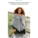 Cozy Cover Poncho by DROPS Design